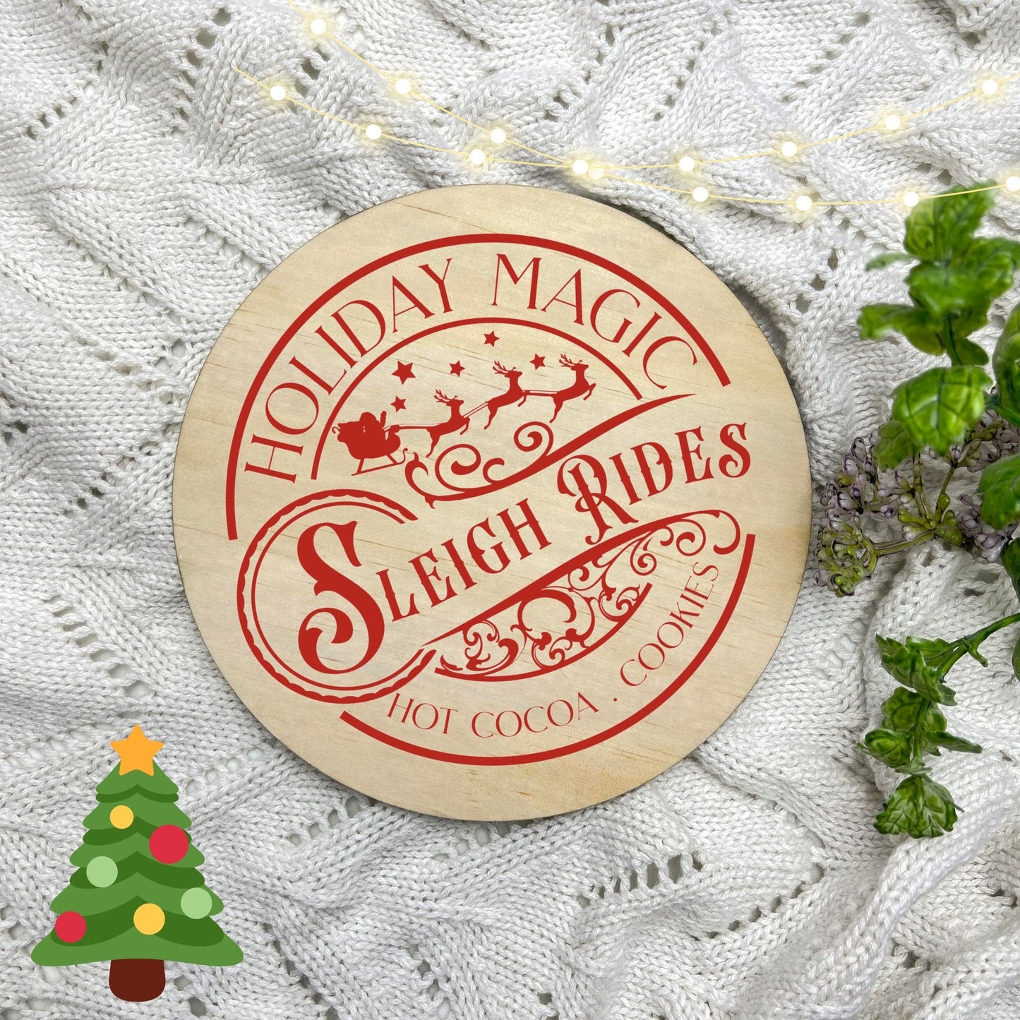 Sleigh Rides Sign, Seasonal Decor, Holidays decor, Christmas Decor, festive decorations c18