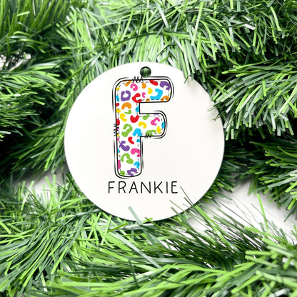 Personalised Name bauble, christmas ornament, christmas bauble, personalised ornament, family ornament