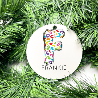 Personalised Name bauble, christmas ornament, christmas bauble, personalised ornament, family ornament