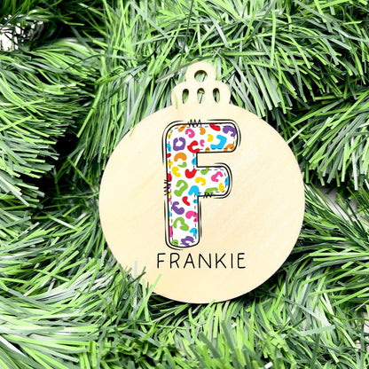 Personalised Name bauble, christmas ornament, christmas bauble, personalised ornament, family ornament