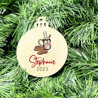 Personalised Name bauble, christmas ornament, christmas bauble, personalised ornament, family ornament