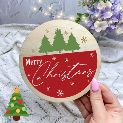 Merry Christmas Sign, Seasonal Decor, Holidays decor, Christmas Decor, festive decorations c24