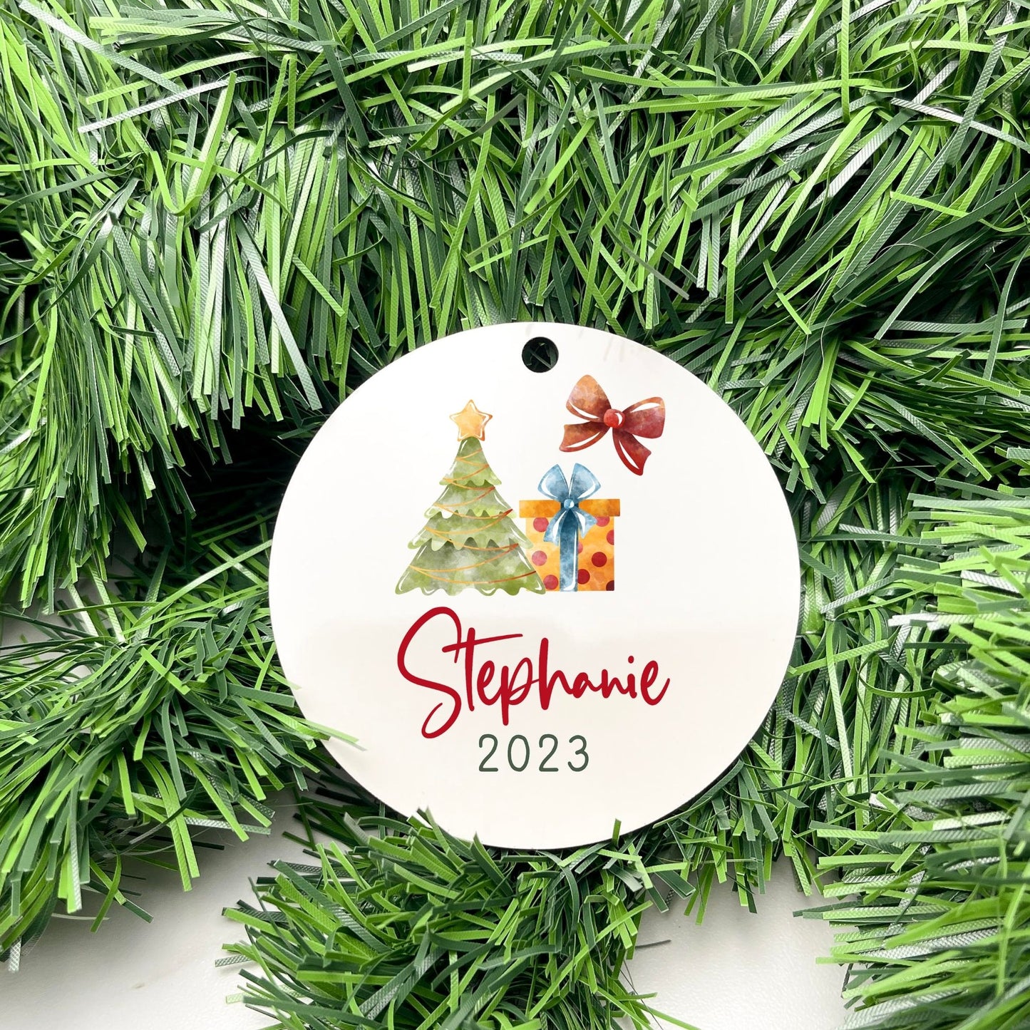 Personalised Name bauble, christmas ornament, christmas bauble, personalised ornament, family ornament