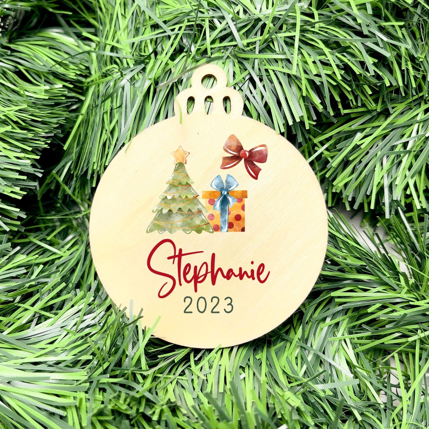 Personalised Name bauble, christmas ornament, christmas bauble, personalised ornament, family ornament