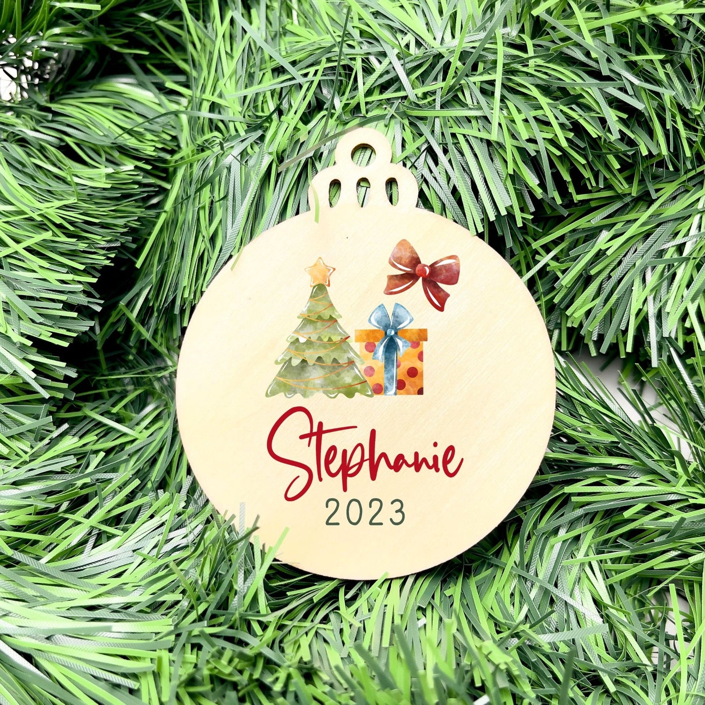 Personalised Name bauble, christmas ornament, christmas bauble, personalised ornament, family ornament