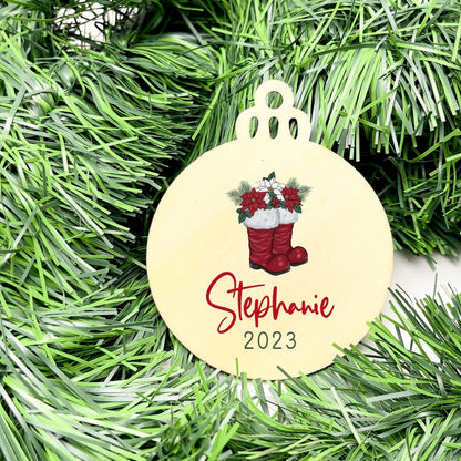 Personalised Name bauble, christmas ornament, christmas bauble, personalised ornament, family ornament