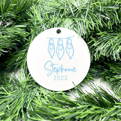 Personalised Name bauble, christmas ornament, christmas bauble, personalised ornament, family ornament