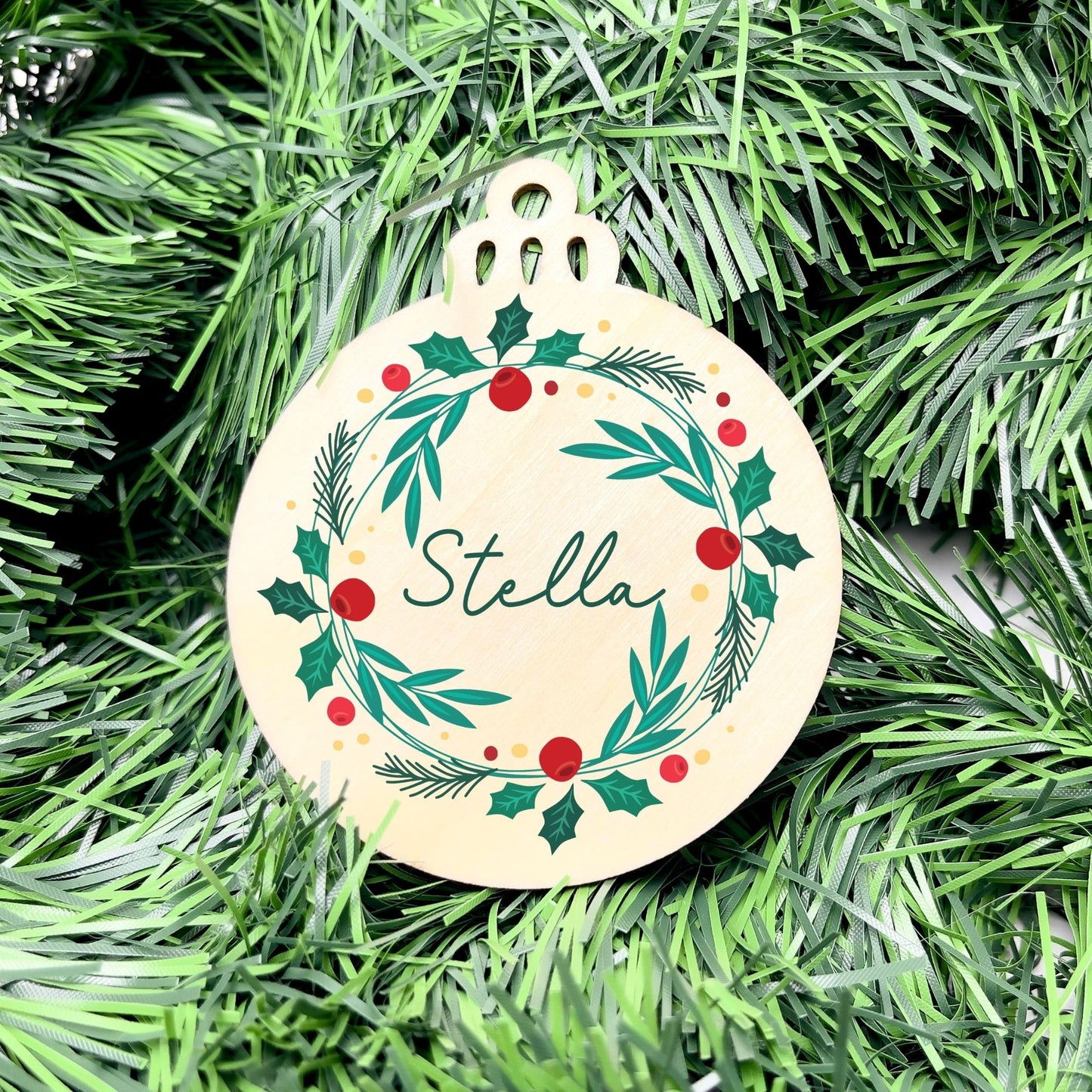 Personalised Name bauble, christmas ornament, christmas bauble, personalised ornament, family ornament