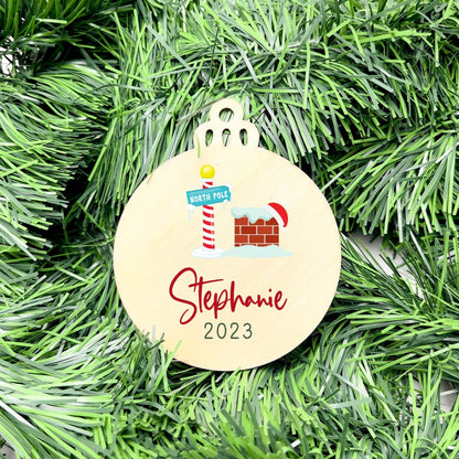 Personalised Name bauble, christmas ornament, christmas bauble, personalised ornament, family ornament