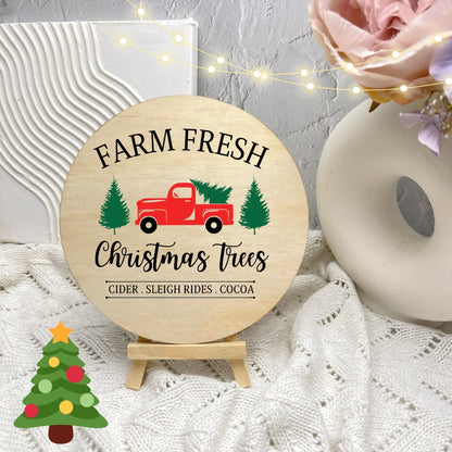 Farm fresh Christmas Trees Sign, Seasonal Decor, Holidays decor, Christmas Decor, festive decorations c7