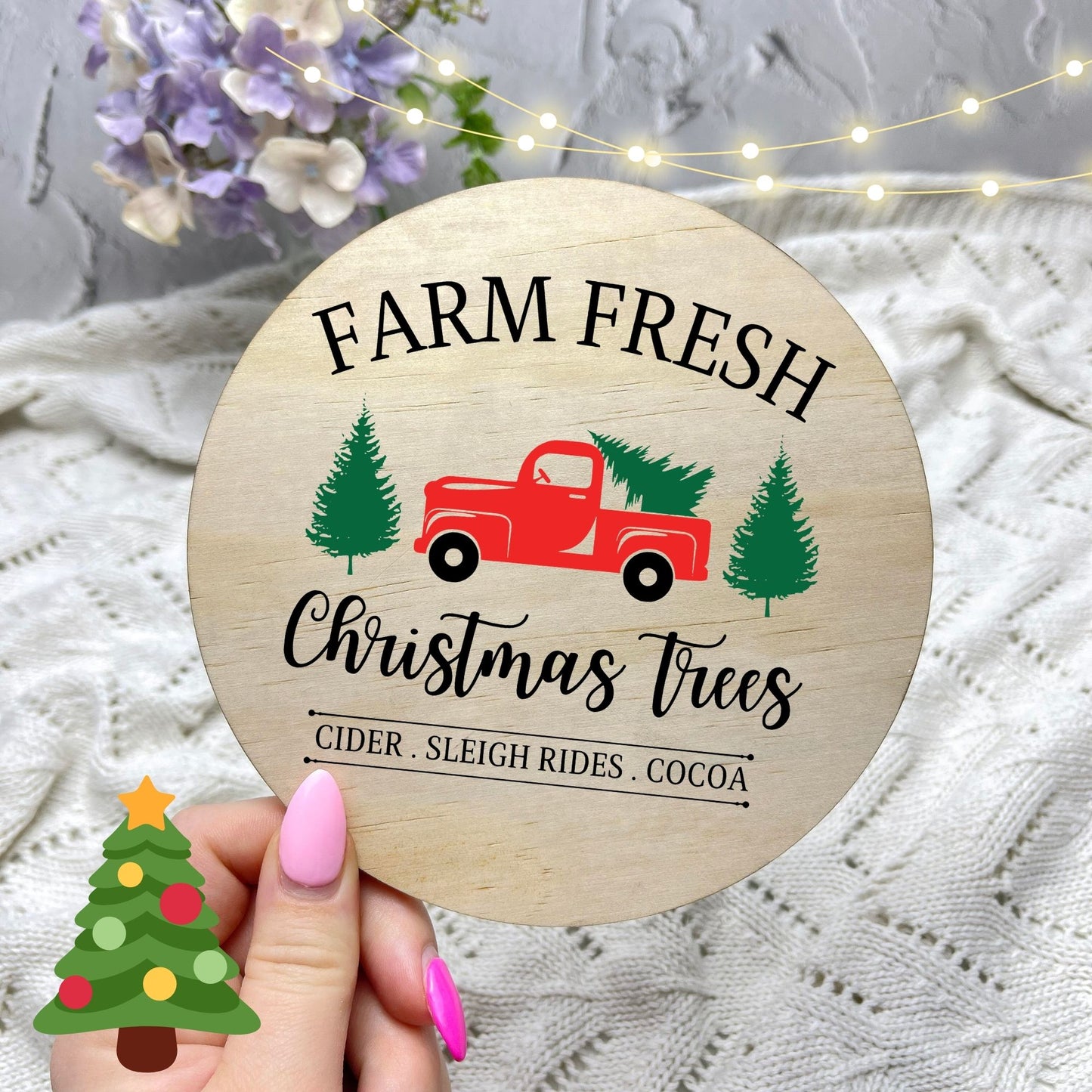 Farm fresh Christmas Trees Sign, Seasonal Decor, Holidays decor, Christmas Decor, festive decorations c7