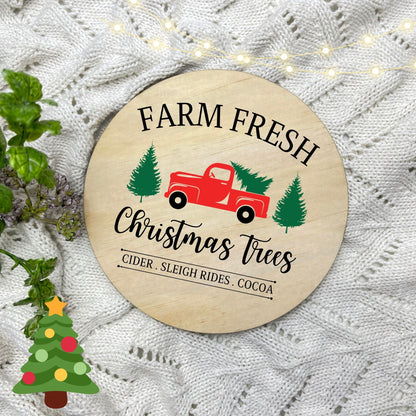 Farm fresh Christmas Trees Sign, Seasonal Decor, Holidays decor, Christmas Decor, festive decorations c7