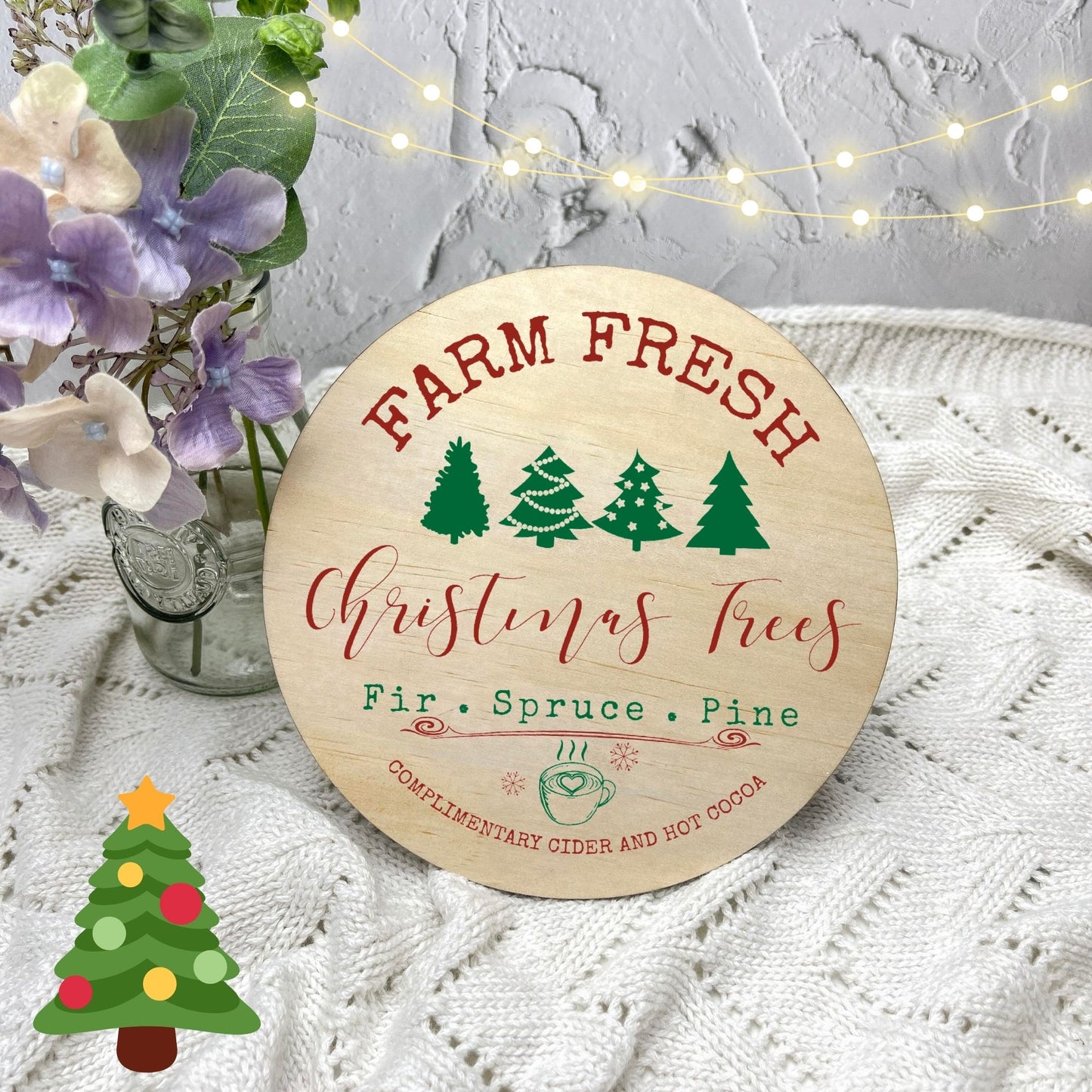 Farm fresh Christmas Trees Sign, Seasonal Decor, Holidays decor, Christmas Decor, festive decorations c8