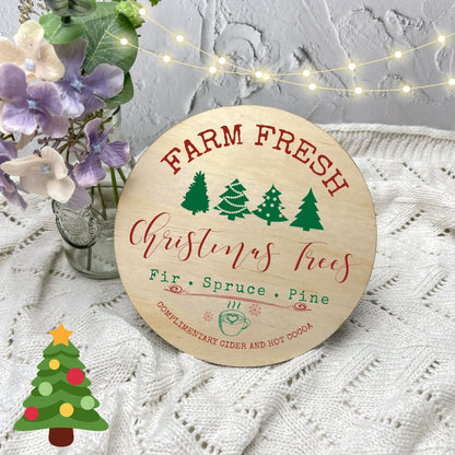 Farm fresh Christmas Trees Sign, Seasonal Decor, Holidays decor, Christmas Decor, festive decorations c8