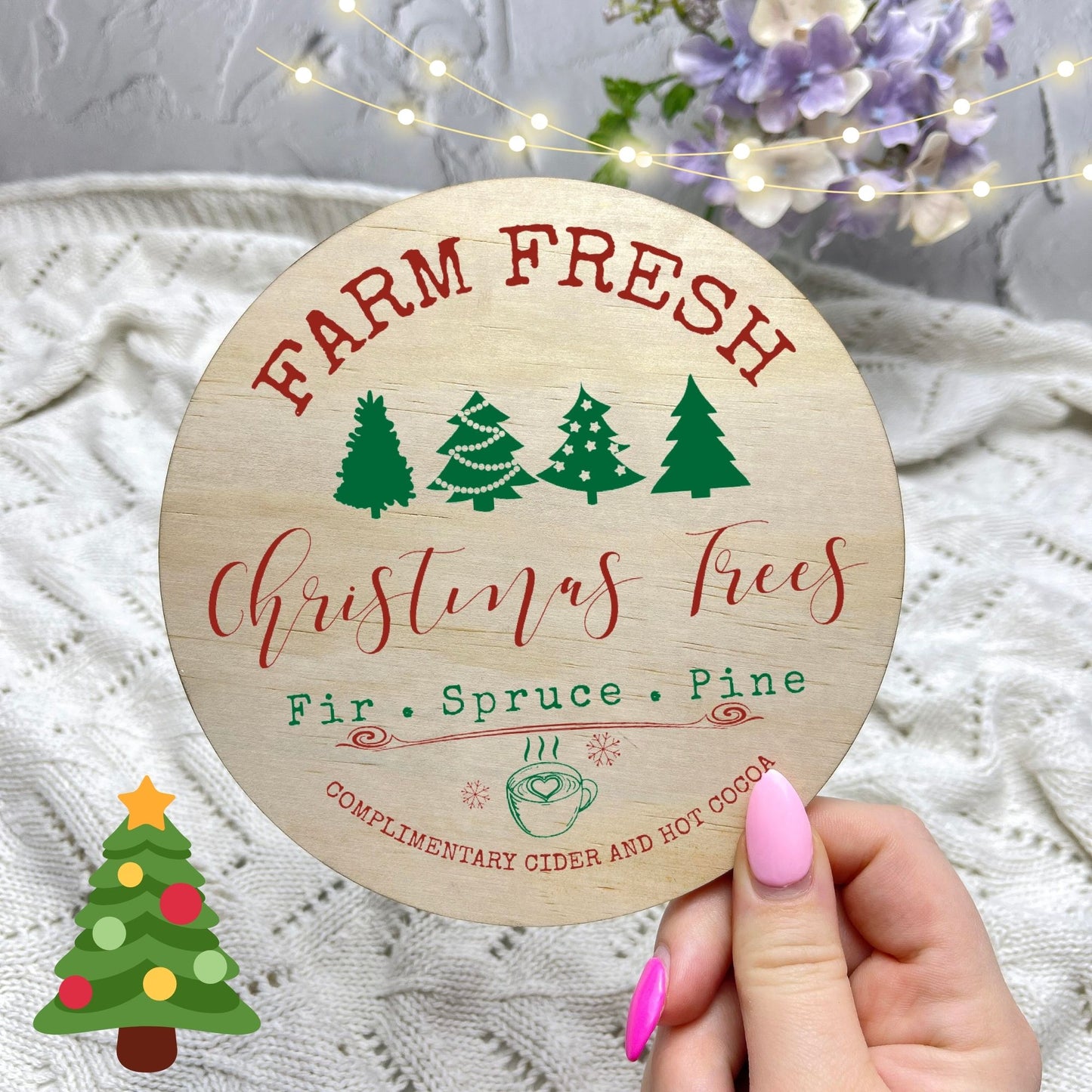 Farm fresh Christmas Trees Sign, Seasonal Decor, Holidays decor, Christmas Decor, festive decorations c8