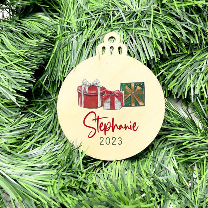 Personalised Name bauble, christmas ornament, christmas bauble, personalised ornament, family ornament