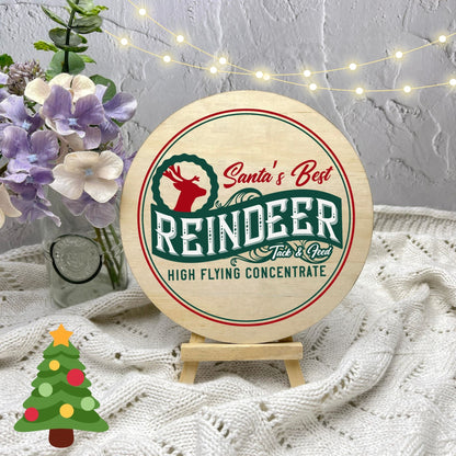 Santa's Best Reindeer Sign, Seasonal Decor, Holidays decor, Christmas Decor, festive decorations c10