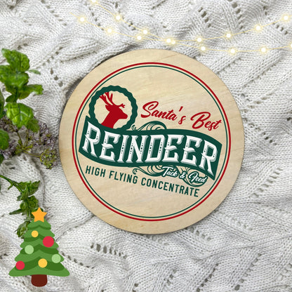 Santa's Best Reindeer Sign, Seasonal Decor, Holidays decor, Christmas Decor, festive decorations c10