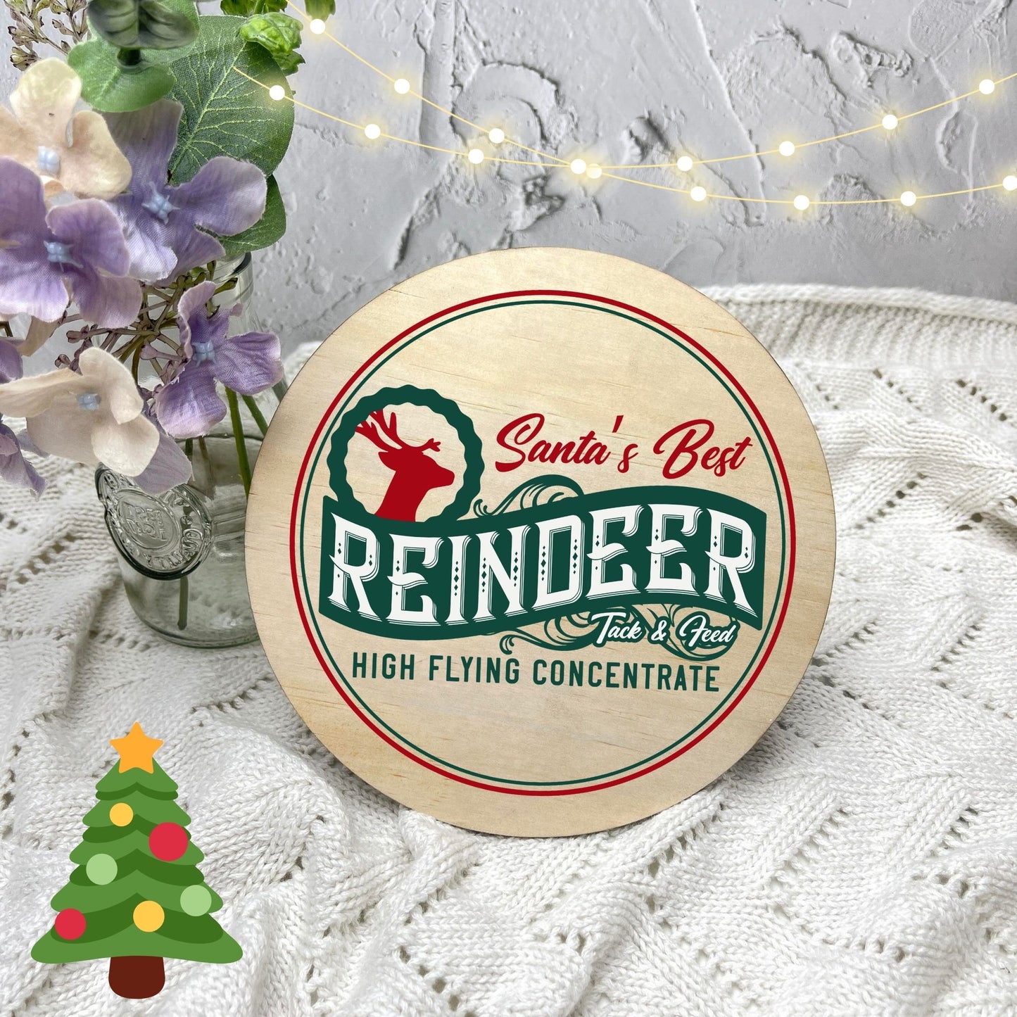 Santa's Best Reindeer Sign, Seasonal Decor, Holidays decor, Christmas Decor, festive decorations c10