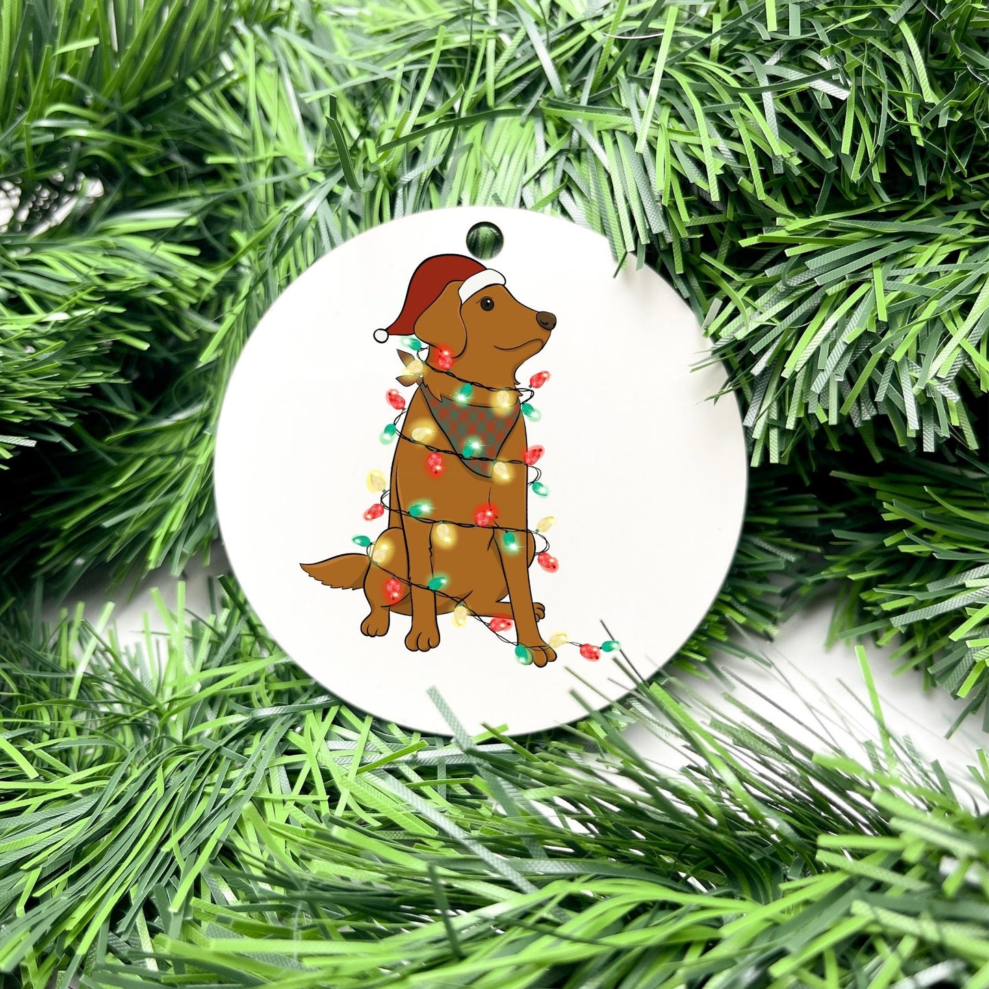 Merry dog bauble, christmas ornament, christmas bauble, family ornament