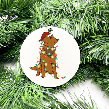 Merry dog bauble, christmas ornament, christmas bauble, family ornament