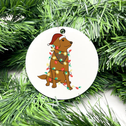 Merry dog bauble, christmas ornament, christmas bauble, family ornament