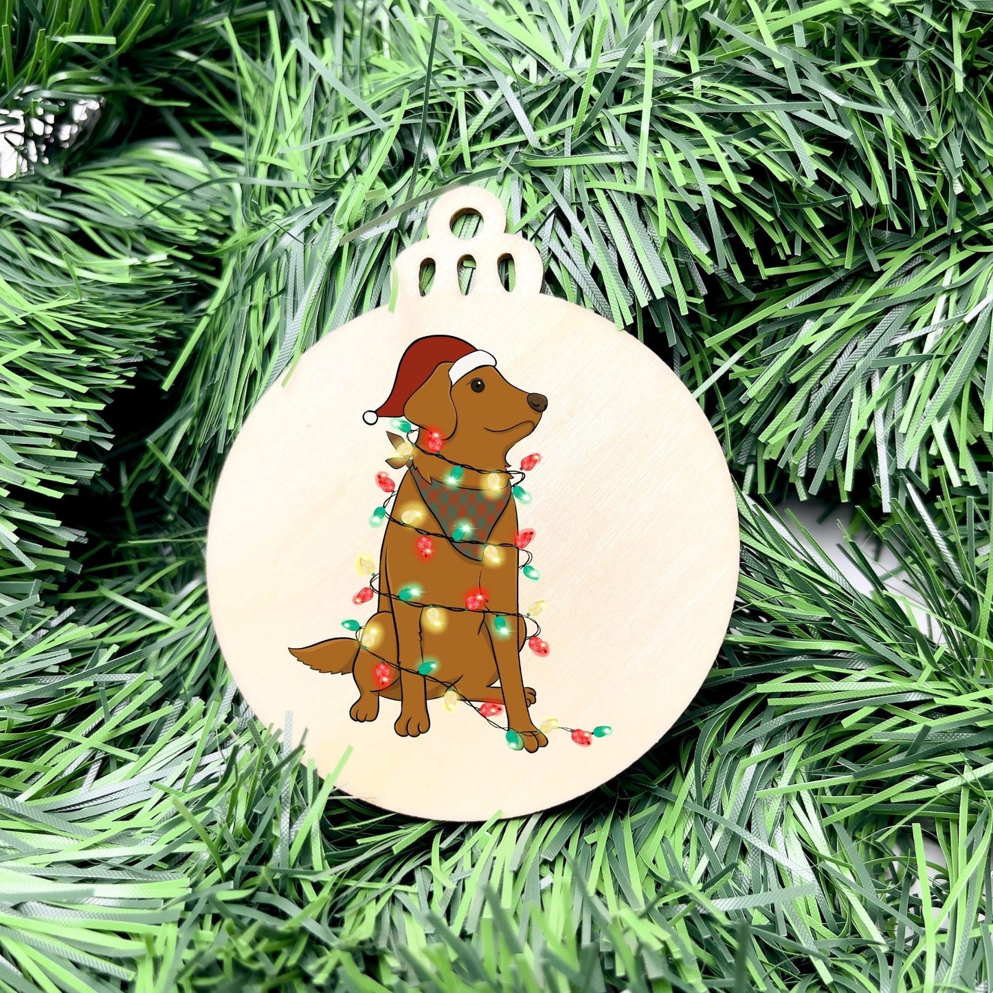 Merry dog bauble, christmas ornament, christmas bauble, family ornament