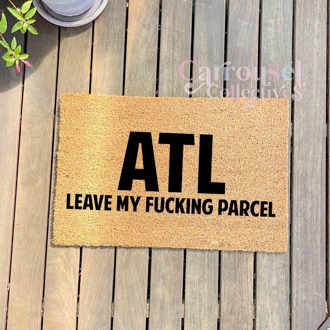 ATL doormat, custom doormat, personalised doormat, door mat