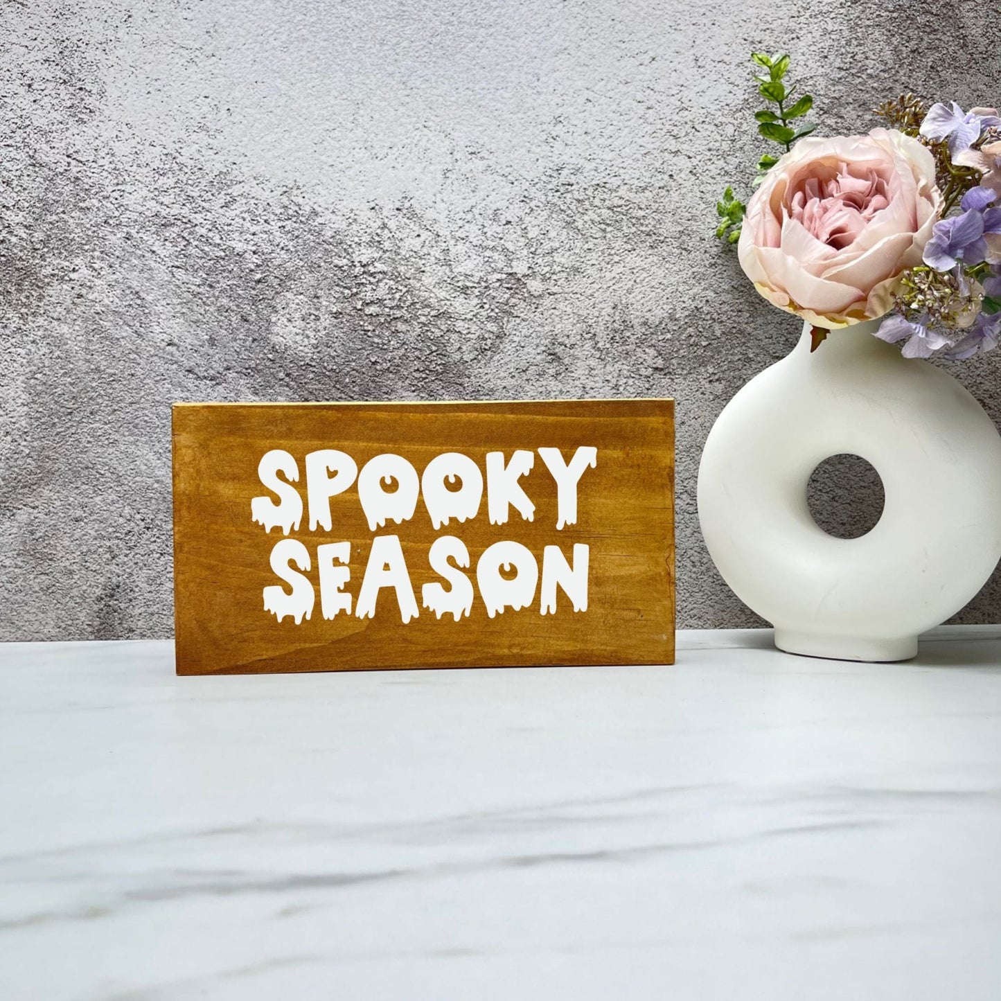 Spooky season wood Sign, Halloween Wood Sign, Halloween Home Decor, Spooky Decor