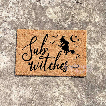 Sup Witches doormat, Halloween Doormat, Spooky Doormat, Creepy Doormat