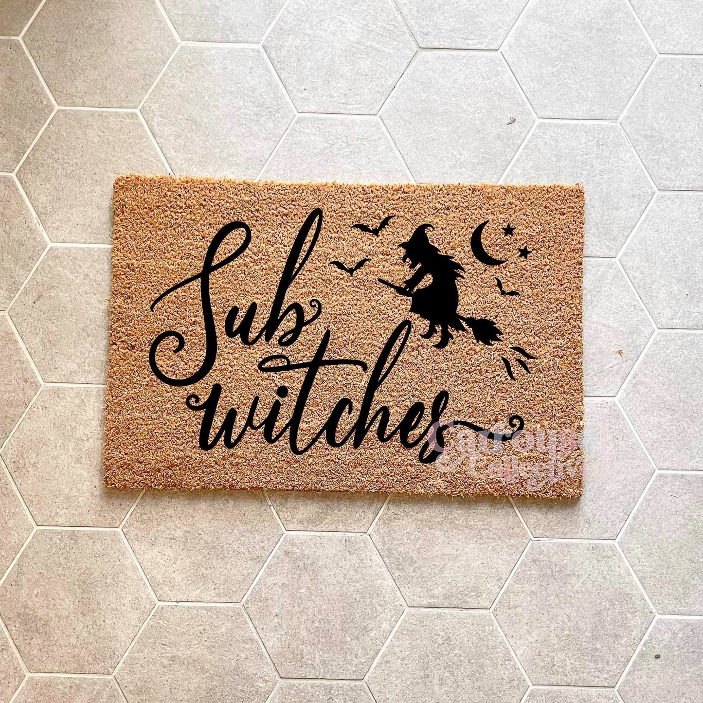 Sup Witches doormat, Halloween Doormat, Spooky Doormat, Creepy Doormat